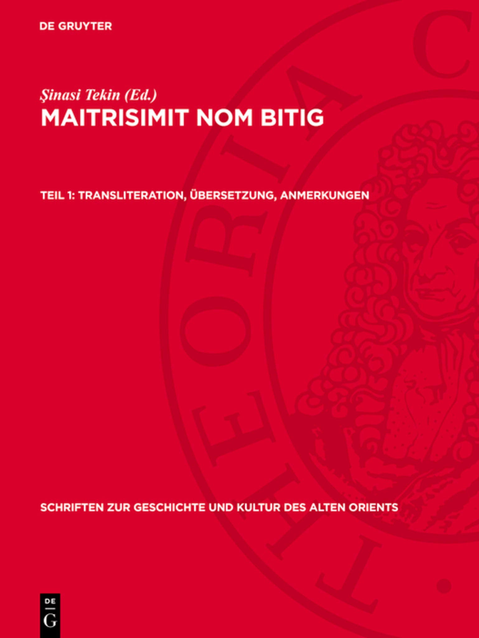 Transliteration, Übersetzung, Anmerkungen